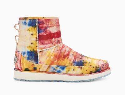UGG x Ovadia Classic Mini Tie Dye Boots for Mens - Multicolor India